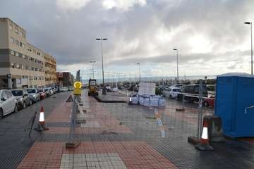 Obras en la Rambla de Pedro Lezcano